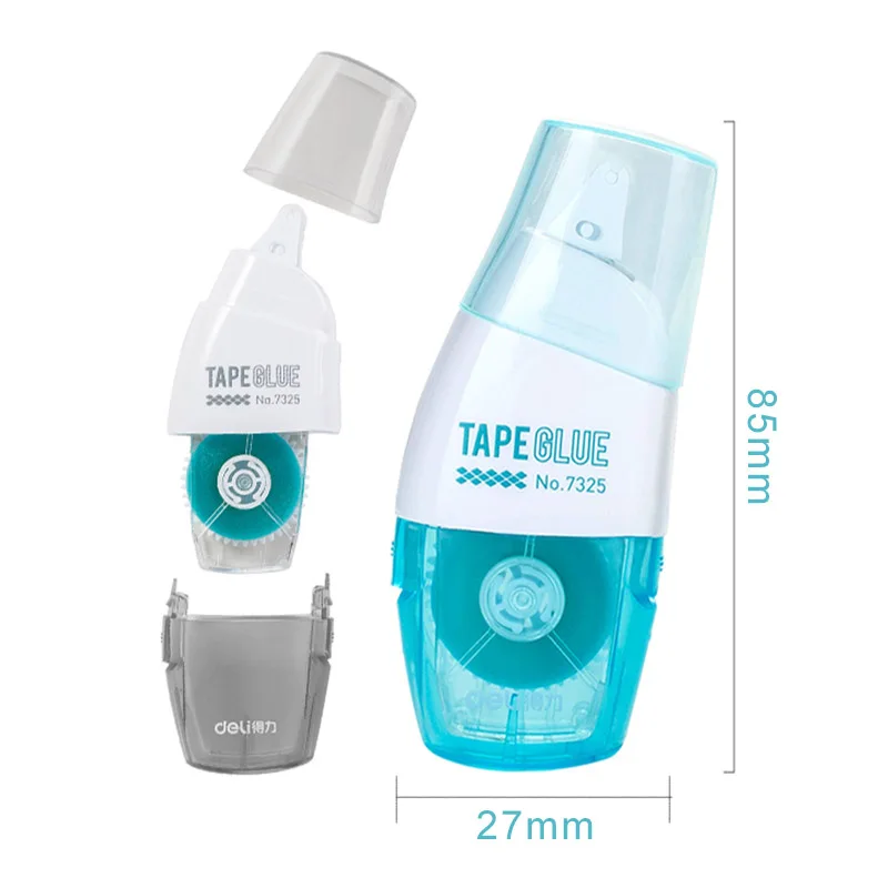 Deli 6Mm * 8M 2 Mặt Chấm Bi Cuộn Băng Keo Con Lăn Cho Trẻ Em Tự Làm Thủ Công Mỹ Nghệ Lưu Trữ Thêu Sò Giấy băng Keo Dán Tiếp Liệu