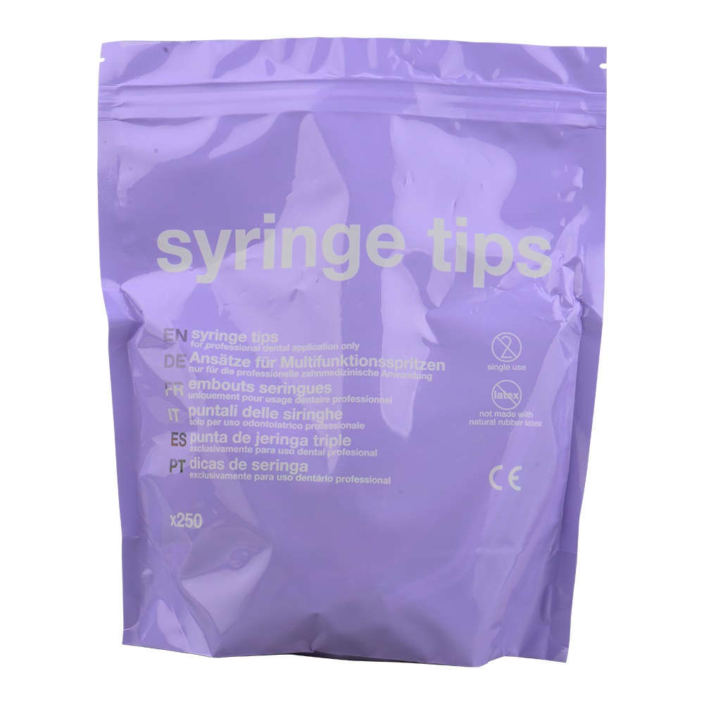 250 ชิ้นทิ้งหัวฉีดเคล็ดลับสําหรับทันตกรรม Triple Air น้ําเข็มฉีดยา 3 Way Syringe สําหรับทันตกรรมหน่วยเก้าอี้