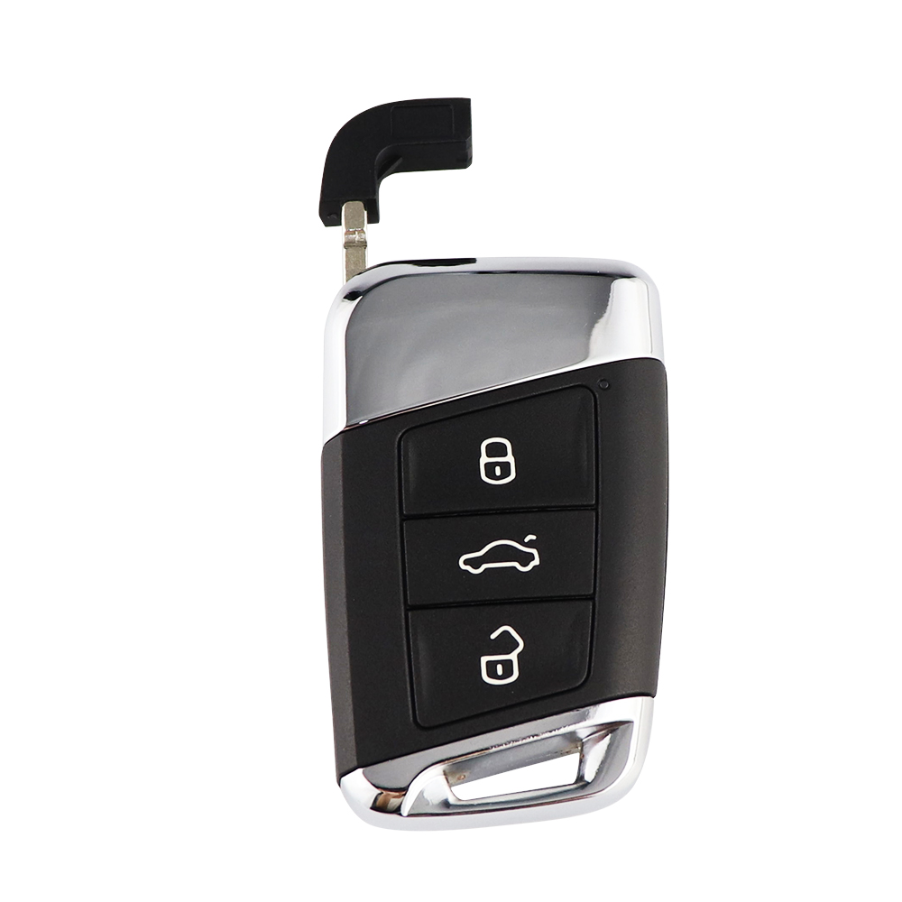 YIQIXIN 3 ボタンスマートリモート車のキーシェルケース Fob フォルクスワーゲン VW Magotan B8 素晴らしいシュコダ A7 パサートバリアント 2015-2019