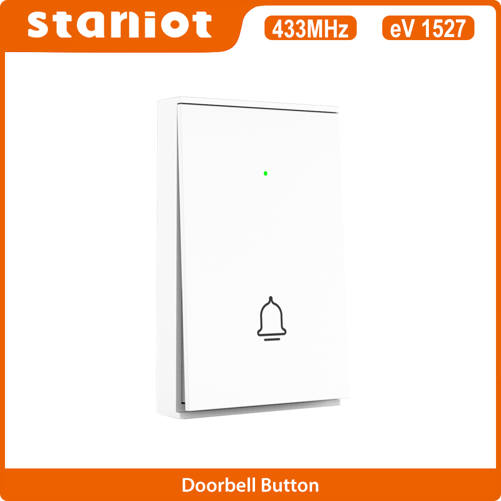 Staniot 433MHz Hoan Nghênh Bạn Đã Không Dây Thông Minh Cửa Thông Minh Nút Chuông Kèm Pin Cho Nhà Báo Trộm Hệ Thống Báo Động