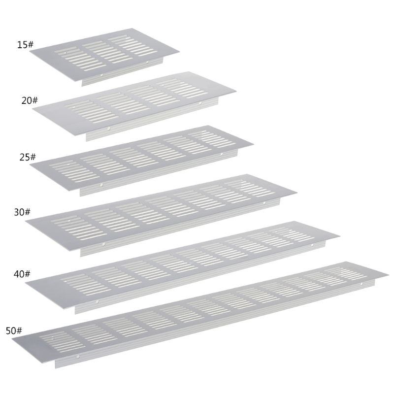 Multi größe Aluminium Legierung Air Vent Lochblech Web Platte Belüftung Grille