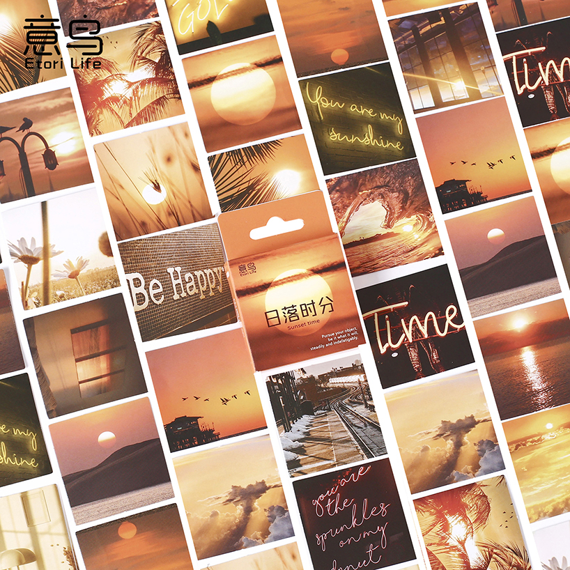 46 個ヴィンテージステッカー Pegatinas スクラップブッキング装飾ステッカー子供のための Autocollant 日記文具ステッカー美的