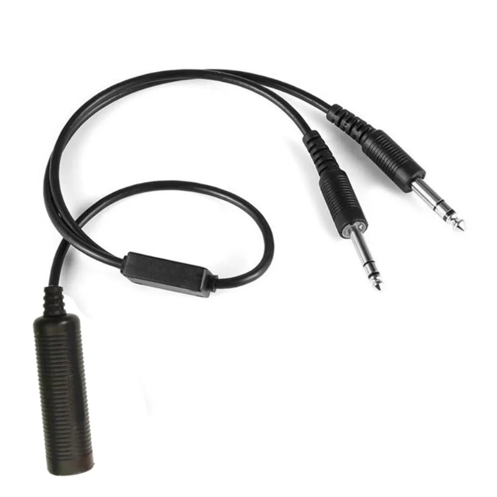 Вертолет FengRuiTong для стандартной авиации, подходит для Дэвида Кларка AVCOMM, GA dual plug to U174