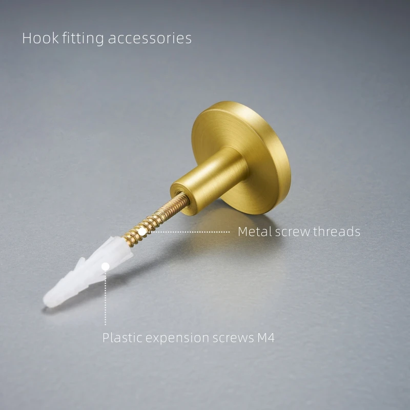 Dooroom Đồng Móc Vỏ Bắc Âu MỤC VỤ Vàng Trắng Phòng Tắm Trong Nhà Bếp Hành Lang Tường Móc Quần Áo Treo Tường Hàng Móc