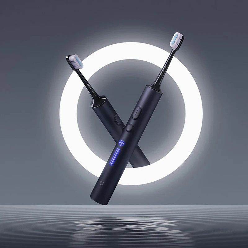 2022 XIAOMI MIJIA T700 Âm Bàn Chải Đánh Răng Điện Làm Trắng Răng Siêu Âm Rung Răng Miệng Bàn Chải Cọ Thông Minh Ứng Dụng Màn Hình Hiển Thị LED