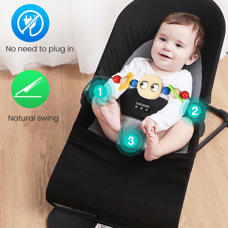 LazyChild-mecedora cómoda para bebé, silla reclinable para recién nacido, artefacto para dormir