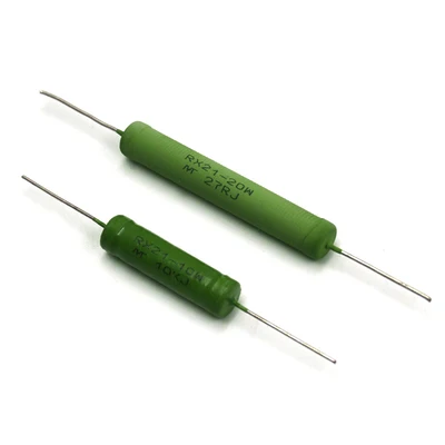 5 Chiếc RX21 6W 10W Dây Vết Thương Kháng 5% 1R 10R 100R 1K 10K 12K 15K 18R 20R 22R 24R 27R 30R 33R 36R 0.01R 0.05R 0.1R 0.12R