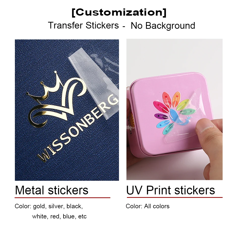 Tùy Chỉnh UV Chuyển Miếng Dán Chỉ Giữ Lại Miếng Dán Logo Cao Dán Nhãn Vàng Kim Loại Bạc 3D Thương Hiệu Không Nền