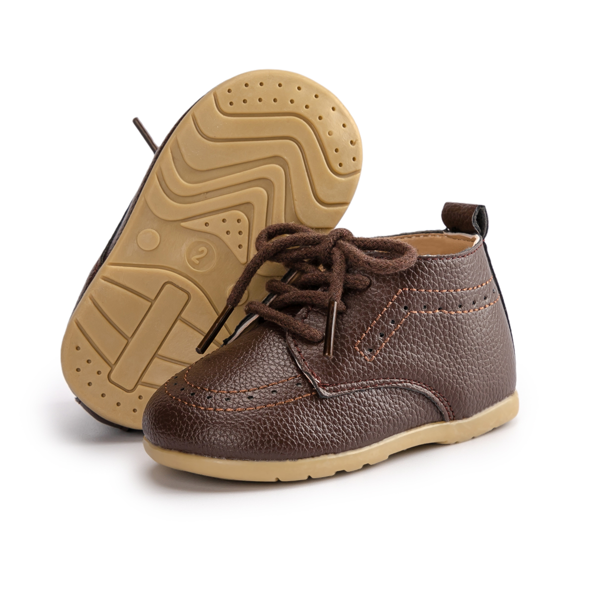 子供用レザーシューズ,クラシック,ハイ,PU,ウェディングサンダル,オックスフォード,幼児用,フラット,男の子と女の子用