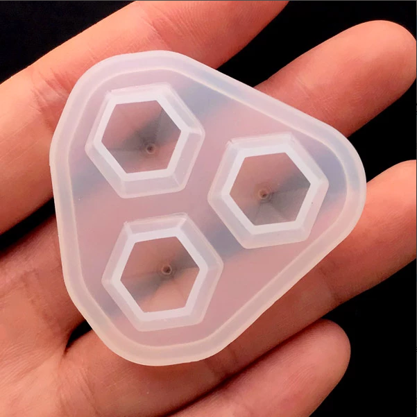Lớn 3D Kim Cương Khuôn Silicon Mềm Mại Rõ Ràng Khuôn Nhựa Chống UV Khuôn Mẫu Kawaii Thủ Công Tiếp Liệu Khuôn Silicon Chất Lượng Cao Trang Sức Khuôn