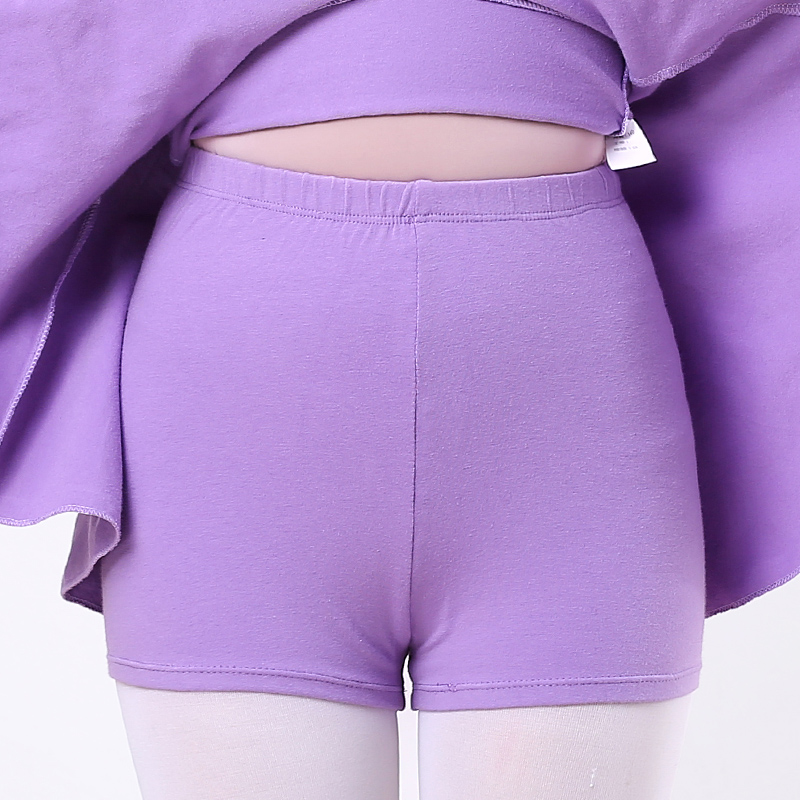 Shorts separados de algodão de alta qualidade, traje de balé para dança, crianças, meninas, ginástica, vestido de dança infantil