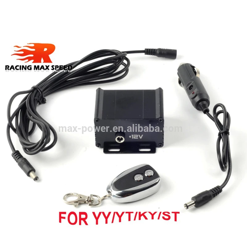 Interruptor Manual de corte de escape Universal de 12v o kit de interruptor de control remoto electrónico de Control remoto inalámbrico