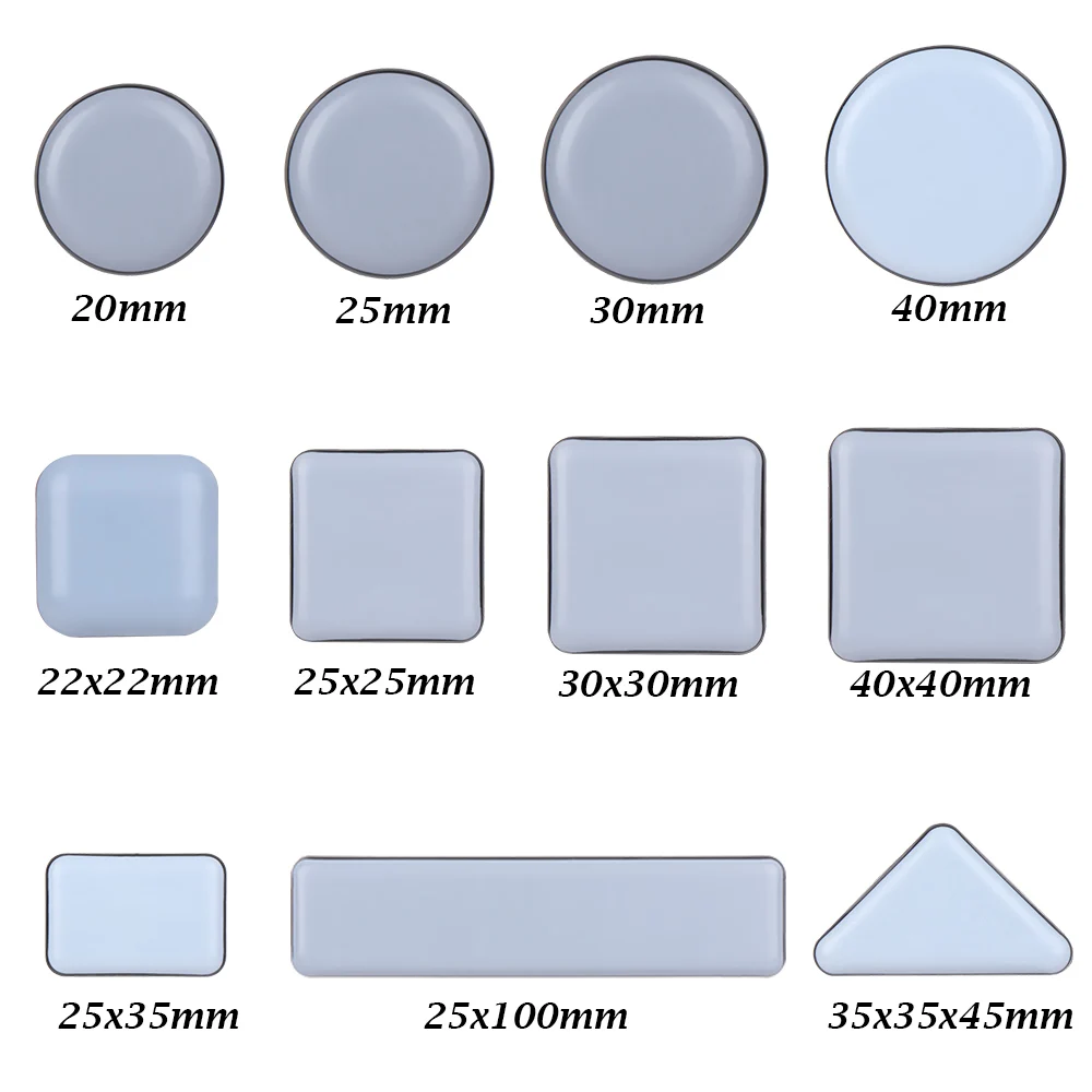 4Pcs Selbst-Adhesive Anti-abrieb Möbel Bein Slider Pads Boden Protector Einfach Bewegen Schweren Tisch Sofa Slider matte Stuhl Armaturen