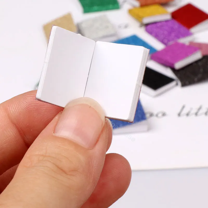 Mini Boek Livre Note Sách Đồ Chơi Mô Hình Thu Nhỏ Vật Dụng Điều Nhà Búp Bê Đồ Nội Thất Accessorie Cho Búp Bê Barbie Ob11 Bjd 1/12 Búp Bê Nhà