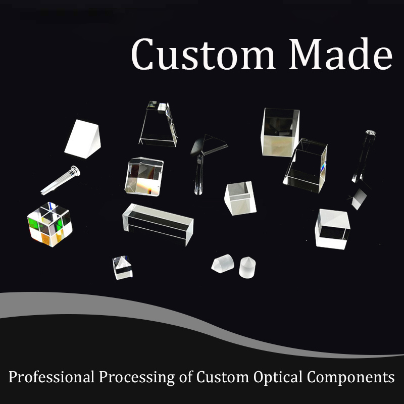 Optik Lensa Cembung Kaca Pembesar K9 Kaca Warna Prisma Kustomisasi Dukungan