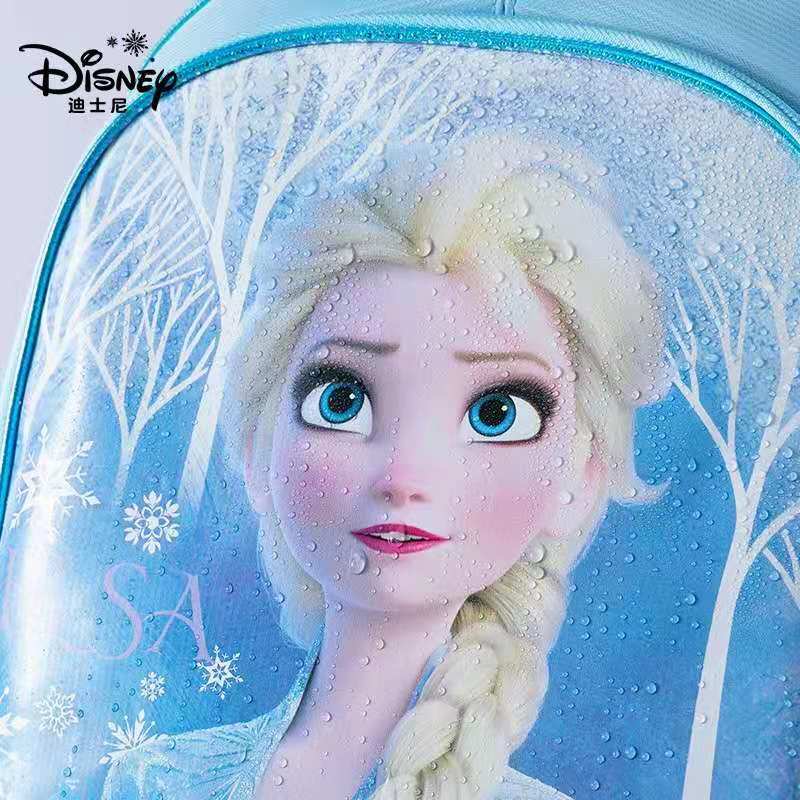 Mochila escolar de Frozen de Disney para niñas, Mochila ortopédica de hombro para estudiantes de primaria, Elsa, Anna, gran capacidad, regalos de cumpleaños