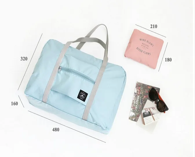Túi Du Lịch Chống Thấm Nước Unisex Gấp Gọn Xách, Túi Đựng Đồ Ban Tổ Chức Công Suất Lớn Đóng Gói Khối Di Động Túi Hành Lý Phụ Kiện Du Lịch