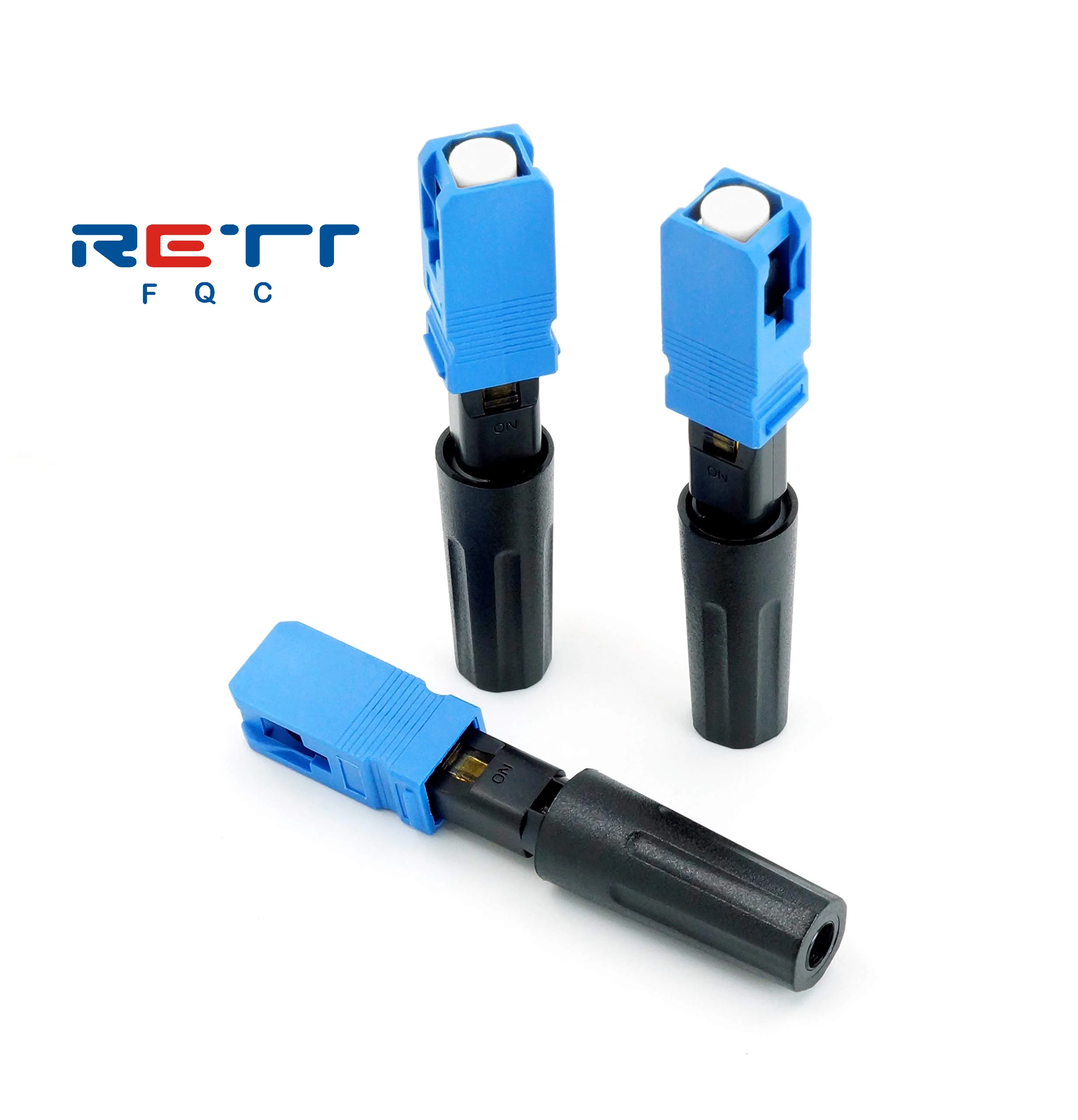 SC APC Fiber Optic Fast Connectors SC Single Mode UPC ไฟเบอร์ออปติก Quick Connectors Mechanical สำหรับ FTTH CATV เครือข่าย