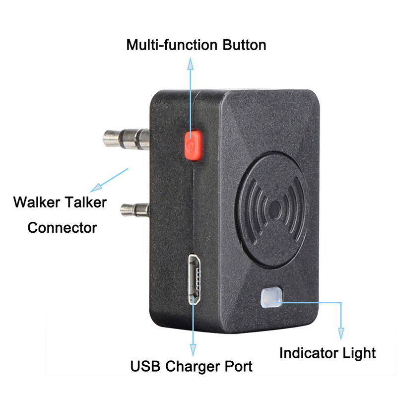 Walkie Talkie Hände-Freies PTT Bluetooth Wireless Headset K Typ Kopfhörer Two Way Radio Kopfhörer Mic Für Baofeng