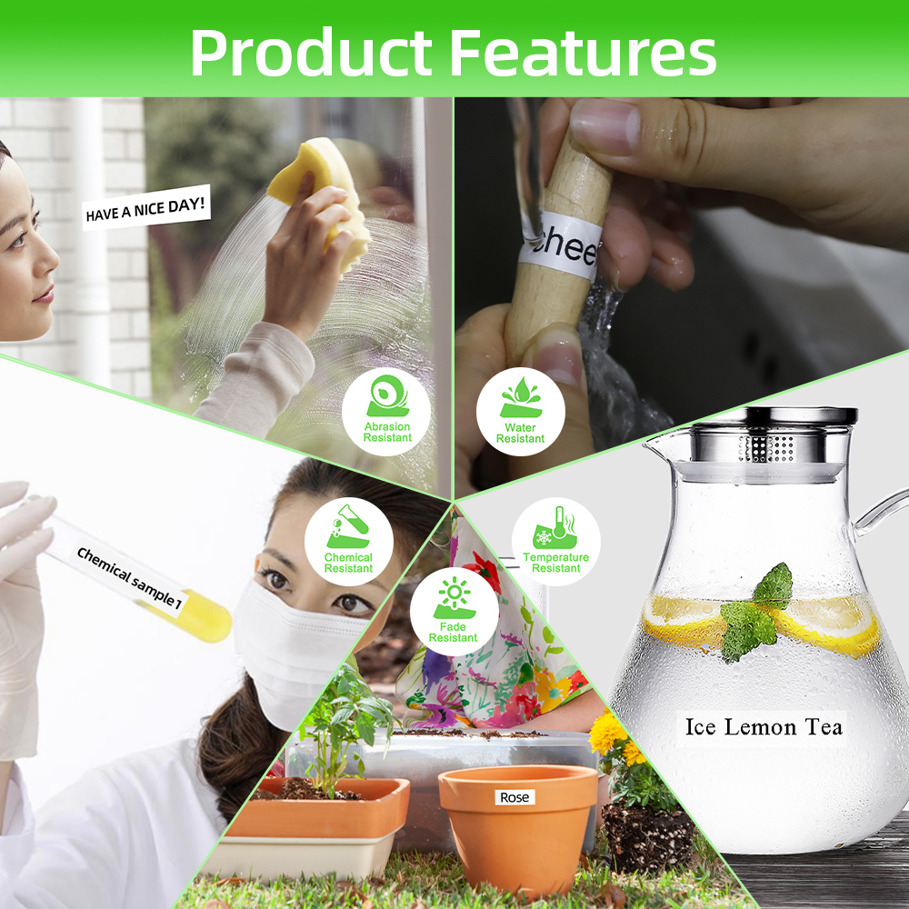 12mm パターンラベルテープ 12mm 互換性ブラザー P touch ラベルメーカー PT-D200 12mm 黒地に白 tze-231 PTH110 PTP300BT 用