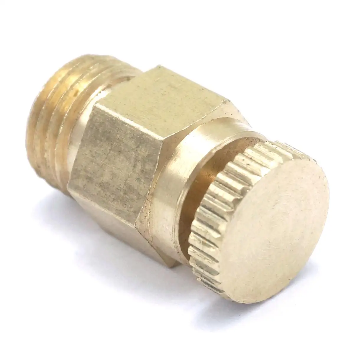 1/8 "1/4" 3/8 "1/2" BSP M8 M10 M12 ชายคู่มือไอเสียวาล์ว Air Release Valve Vent วาล์ว PN 1.6 Mpa สําหรับเครื่องทําความร้อน