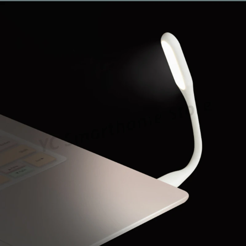 Usb 빛 기장 led 빛 구부릴 수있는 야간 조명 미니 휴대용 조명 노트북 장식 드 메종