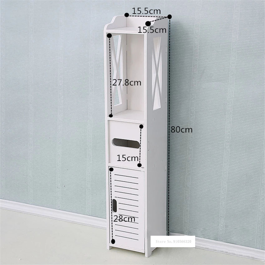 13 Modern Sederhana Tahan Air Lemari Penyimpanan Kamar Mandi Jenis Lantai Toilet Lemari Sisi Kesombongan Rak Penyimpanan Jaringan Multifungsi