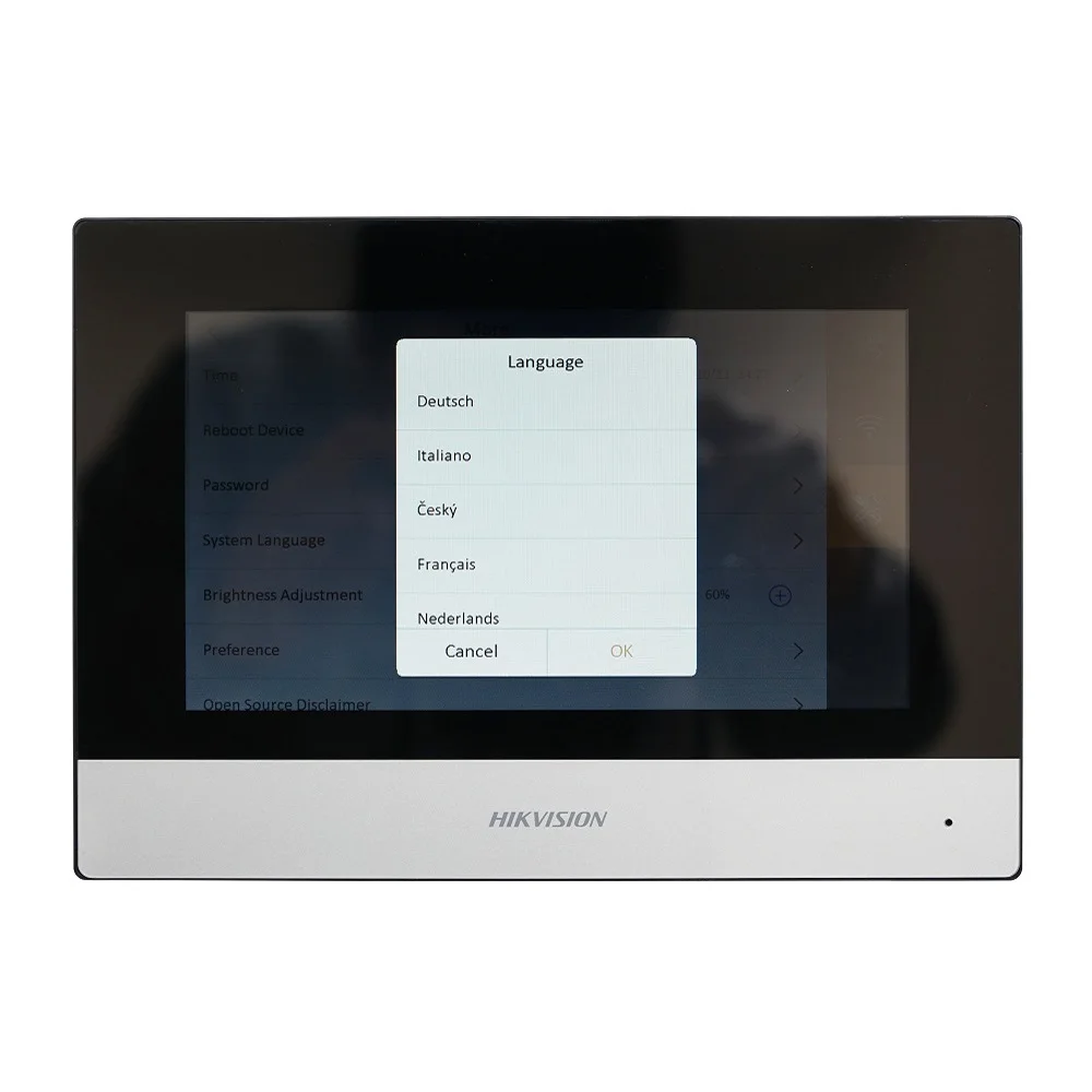 Hik vision Internat ional Version mehrsprachiger DS-KH6320-WTE1 Innen monitor, 802.3af Poe, App Hik-Connect, WLAN, Video-Gegensprechanlage