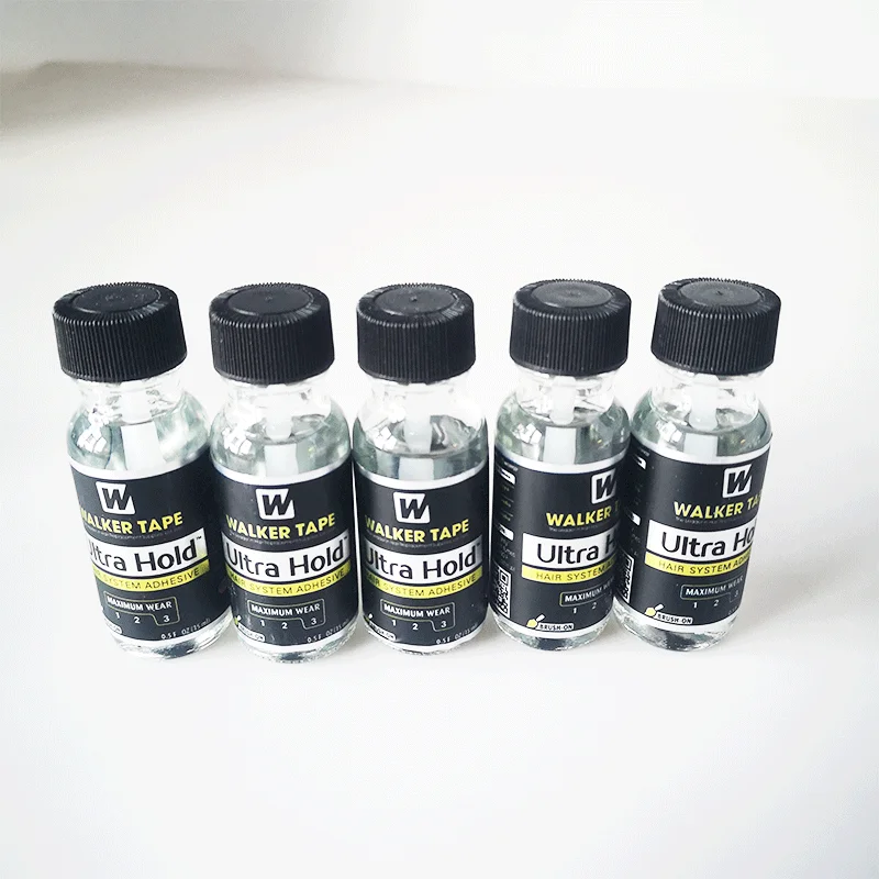 Colla per capelli con nastro Walker ultra resistente per parrucca in pizzo 15ml colla per parrucca in pizzo colla per parrucchino da uomo impermeabile per parrucca in pizzo