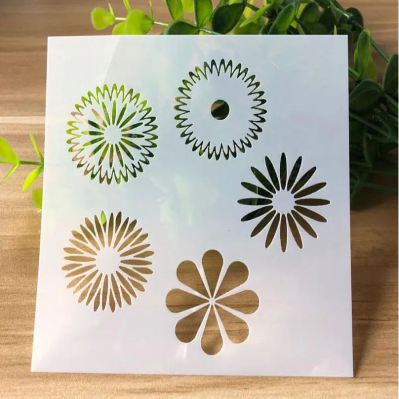 1 Máy Tính Stencils Tranh Bản Mẫu Sông DIY Thêu Sò Tô Màu Nổi Nhật Ký Album Ảnh Trang Trí Văn Phòng Học Tập Có Thể Tái Sử Dụng
