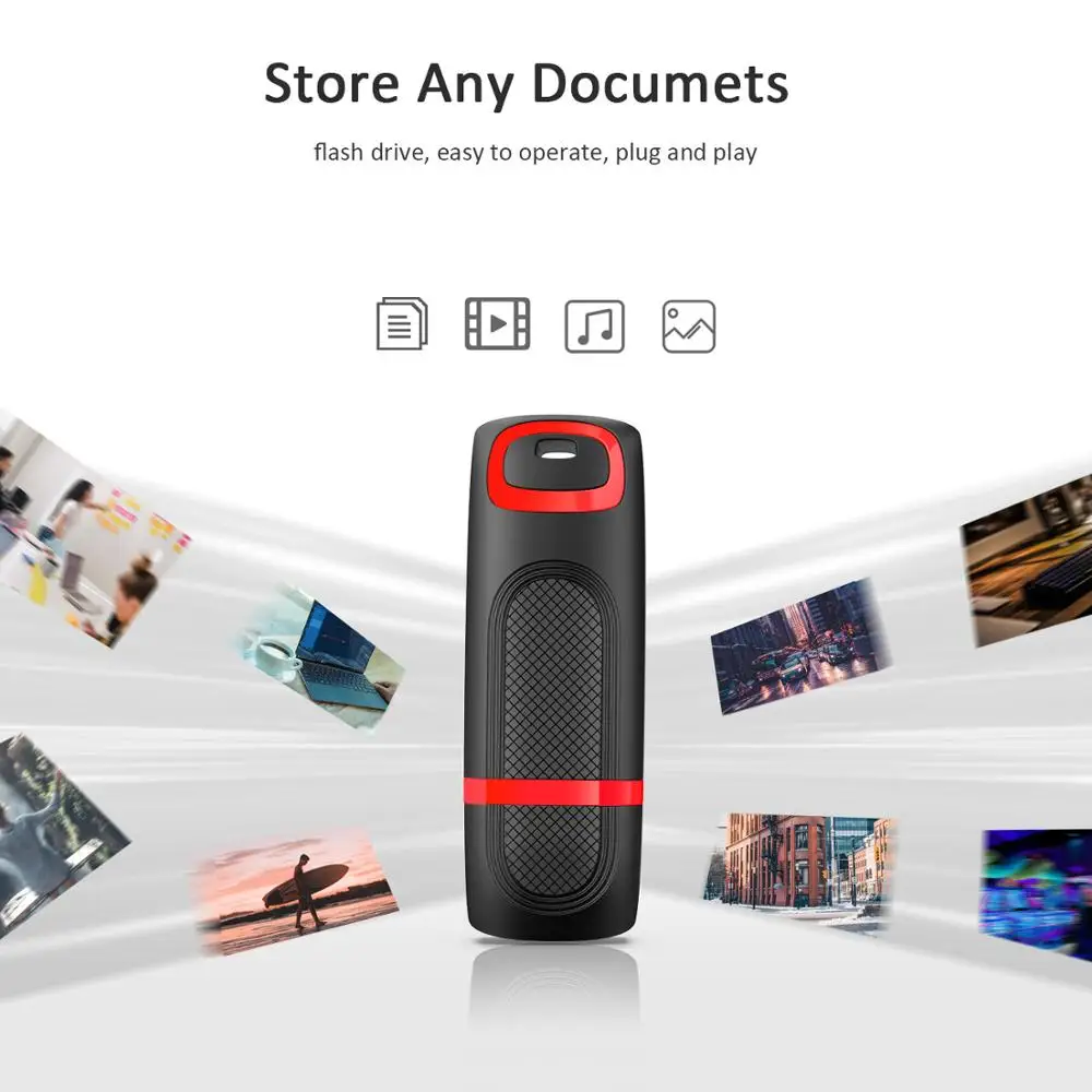 TOPESEL USB 3.0 Ổ Đĩa Flash USB Thẻ Nhớ 3.0 Quàng Nam Tốc Độ Di Động Bút Có Đèn LED Hiển Thị Sạc Dự Phòng lưu Trữ Dữ Liệu