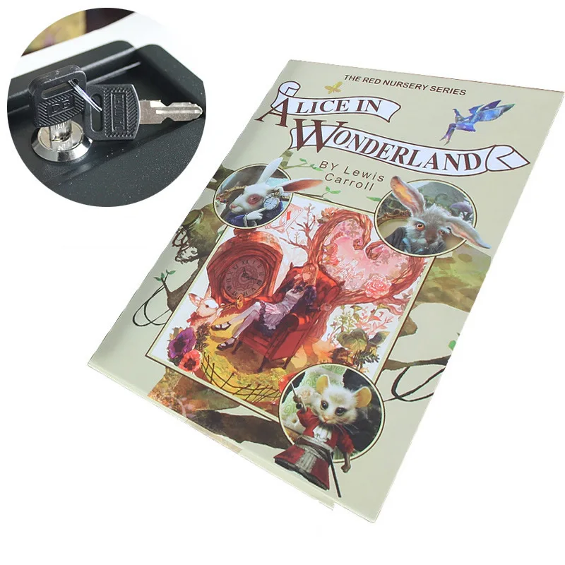 Coffre-fort de sécurité caché pour livre Secret créatif, coffre-fort pour argent, bijoux, compartiment de rangement, clé/code, Simulation en métal, Style livre classique