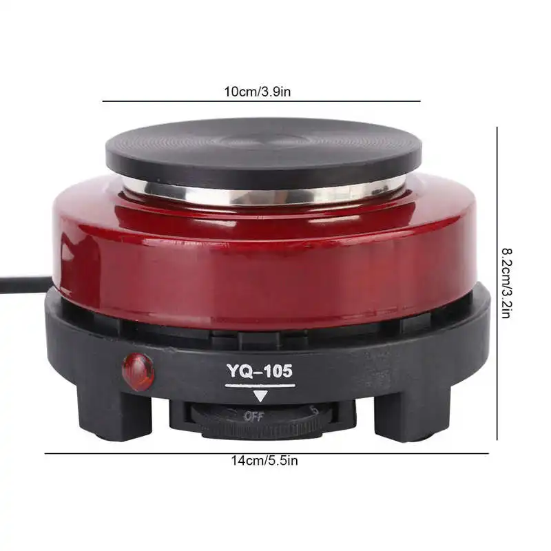 Mini เตาไฟฟ้าร้อนแผ่น Multifunction Induction Cooker ครัวทำอาหารน้ำชากาแฟเครื่องทำความร้อนปลั๊ก EU 220V 500W