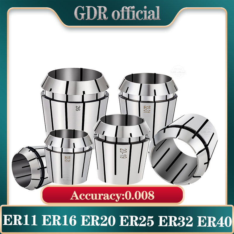1 Chiếc ER11 ER16 ER20 ER25 ER32 ER40 Mùa Xuân Collet Dụng Cụ Kẹp Collets Khoan Chuck Phay CNC/dao Phay
