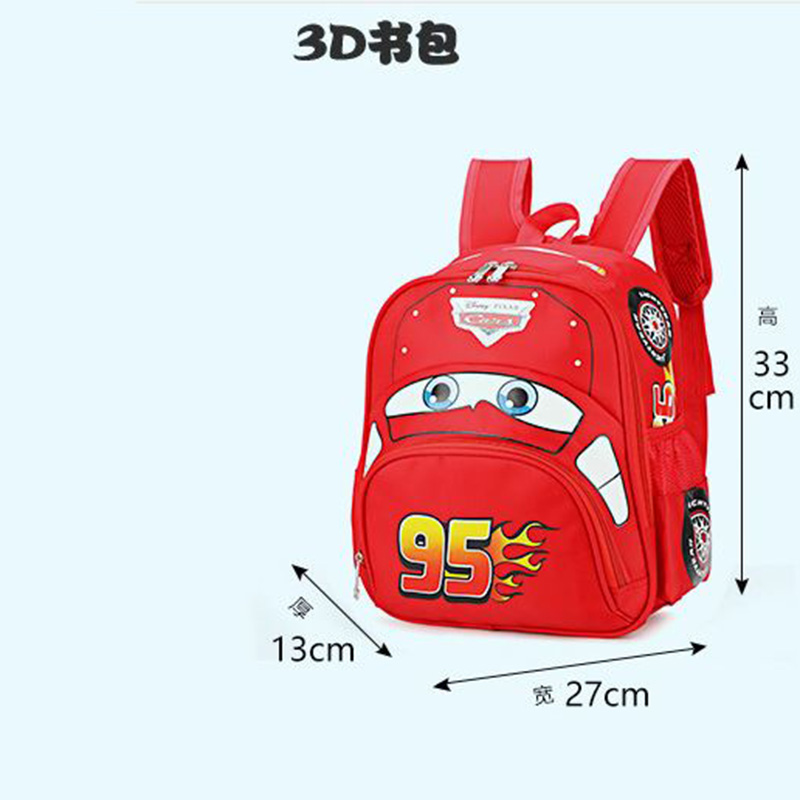 Mochila impermeable para niños de 2 a 5 años, bolsa de viaje de dibujos animados para jardín de infantes, 3D, 95