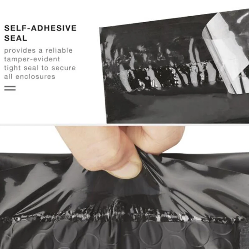 10 Pcs/18 Maten Zwarte Poly Bubble Mailer Gewatteerde Envelop Self Seal Mailing Tas Bubble Envelop Verzending Envelop Post tas