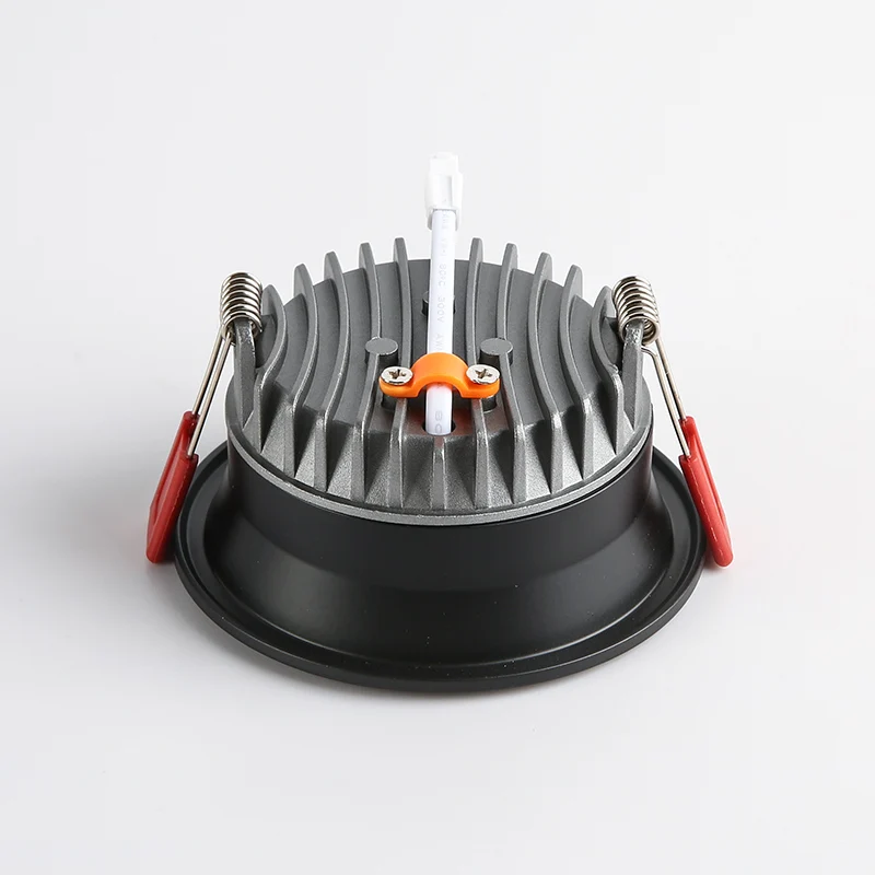 Luz empotrada antideslumbrante LED COB, 18W, 24W, regulable, 85-265V, foco de lámpara de techo, 12W, 15W, iluminación para el hogar, sala de estar y dormitorio