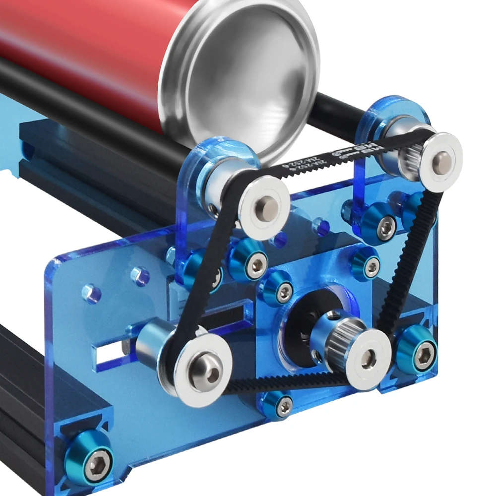 Twotrees Laser Engraver Rotary Roller Y-axis Rotary Roller Engraving Module for Engraving Cylindrical Objects Cans DIY Tools
