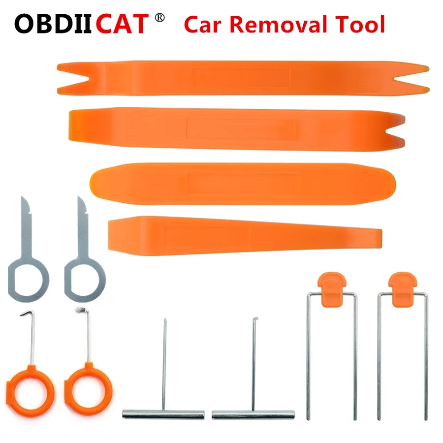 Obdiicat a + qualidade ferramentas de desmontagem carro dvd player estéreo reequipamento interior plástico guarnição painel instalação remoção pry