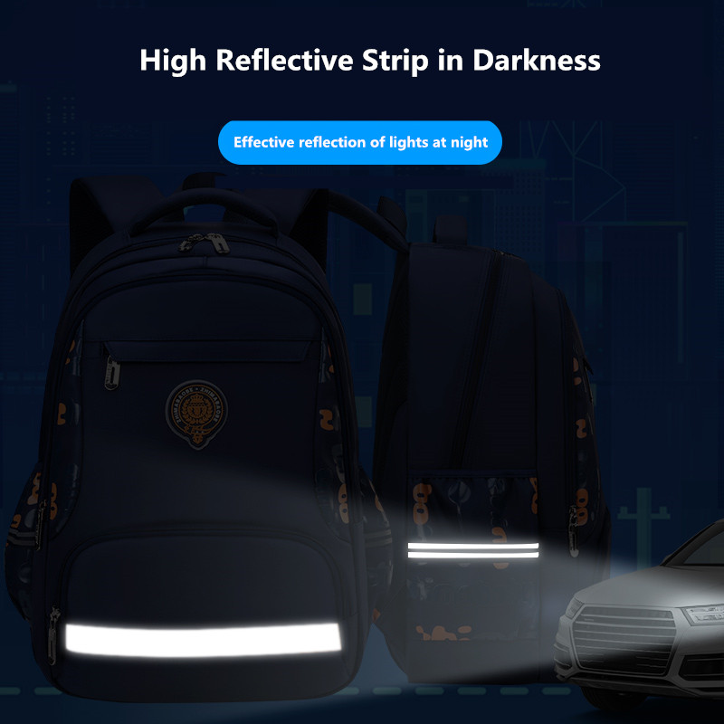 primary child school backpacks boys bookbag student luminous backpack large waterproof backpack for school teen boy schoolbag