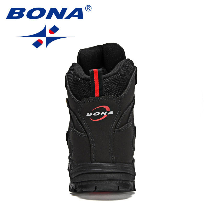 BONA-Botas de felpa de alta calidad para hombre, botines cálidos de nieve, zapatillas de deporte de cuero, Mansculino, invierno, 2022