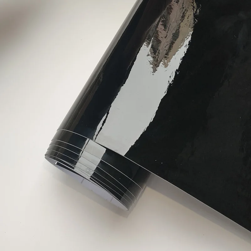 Película de vinilo Ultra brillante para coche, pegatinas autoadhesivas brillantes, sin burbujas, para consola, ordenador, portátil