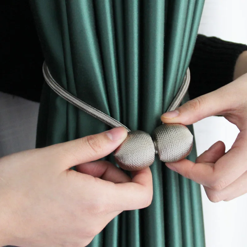 BELAVENIR 1 Từ Màn Thắt Lưng Dù Chất Lượng Cao Giá Đỡ Móc Khóa Kẹp Màn Thắt Lưng Polyester Trang Trí Nhà Accessorie