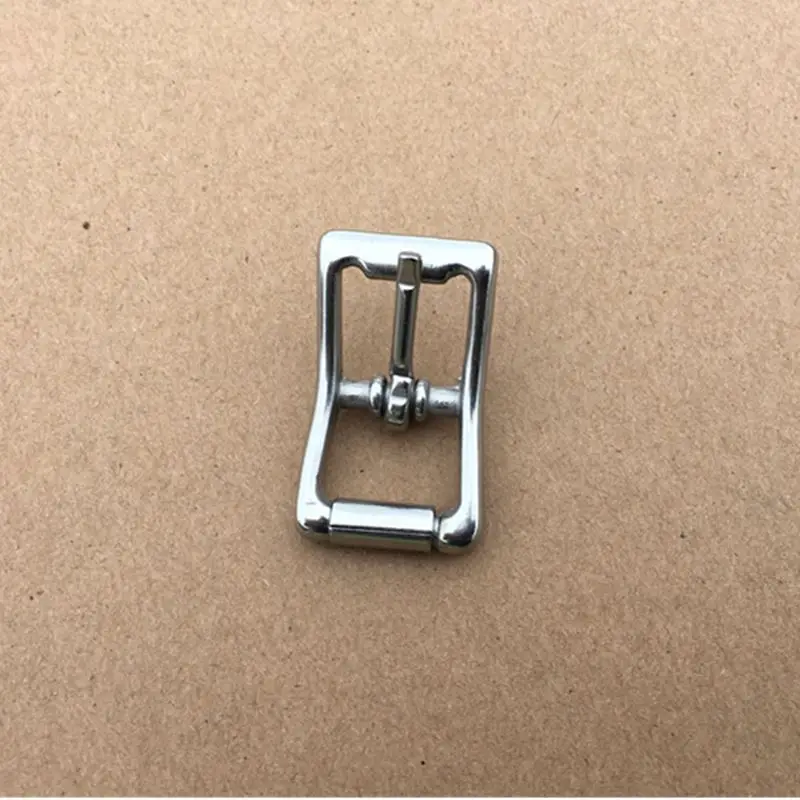 20 개/몫 스테인레스 스틸 롤러 브라이들 버클 내부 너비 17 mm 버클 가죽 공예 버클 W036