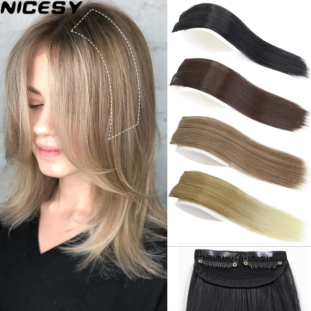 Tóc Tổng Hợp Miếng Lót Vô Hình Liền Mạch Kẹp Trong Tóc Tăng Tóc Mặt Trên Bao Bộ Tóc Giả Phần Lông