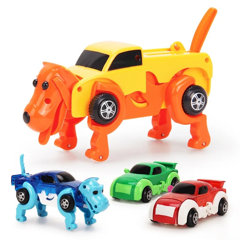 子供のための古典的な時計のおもちゃ,変形的な車,楽しい動物,古典的な作業,ヴィンテージの贈り物
