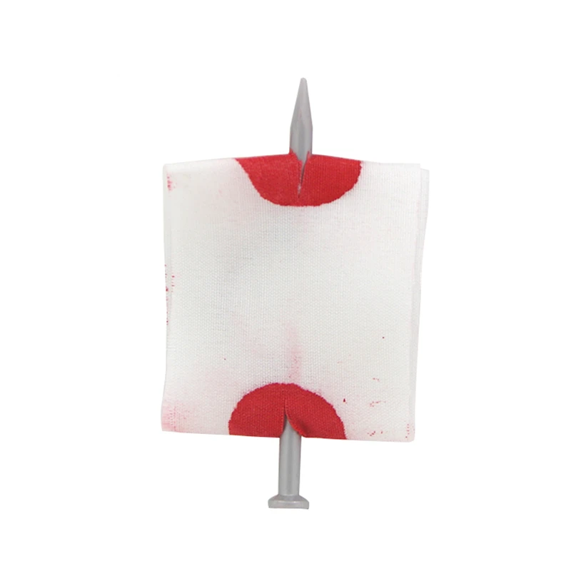Conveniente New Prank Joke Toy Falso Prego Através Do Dedo Truque Halloween Crianças dos miúdos Mordaças câmera escondida