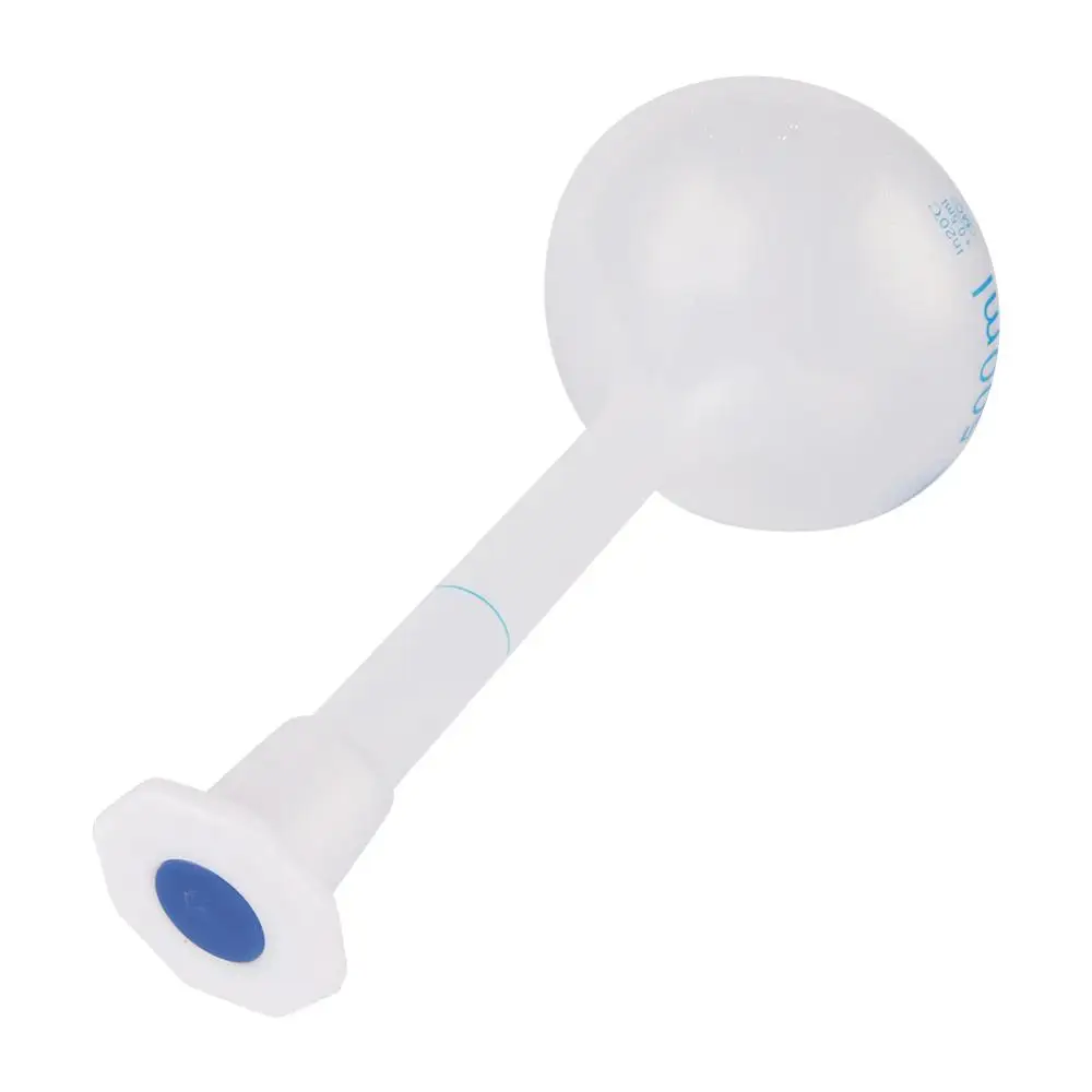 Plastic Vase Shape Measuring Flask With Stopper Precise Durable Long Neck Laboratory Volumetric Bottle 25/50/100/250/500/1000ml
