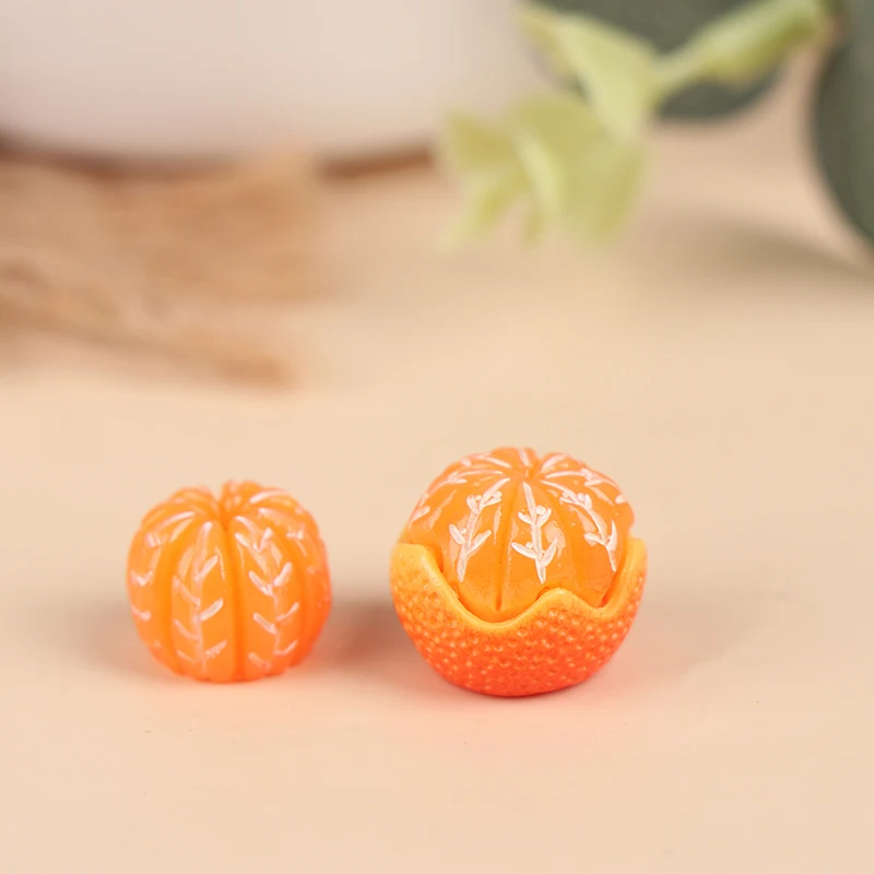 ドールハウス装飾1:6/1:12,ミニチュアオレンジモデル,フードプレイ,diy,新品
