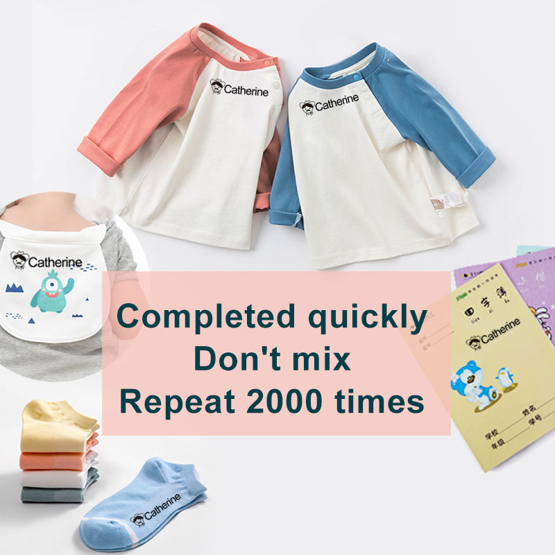 Niedlichen Cartoon Kinder Dichtung Studenten, Große Größe Gewaschen Lichtecht Stoff Und Textil Briefmarken.